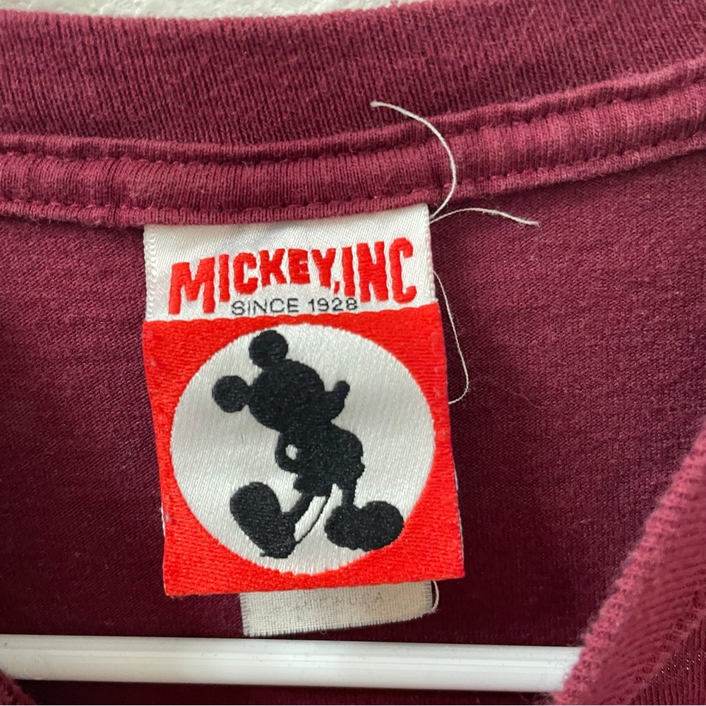 Disney the twilight zone tower of terror Mickey t shirt maroon vintage medium - Picture 4 of 6
